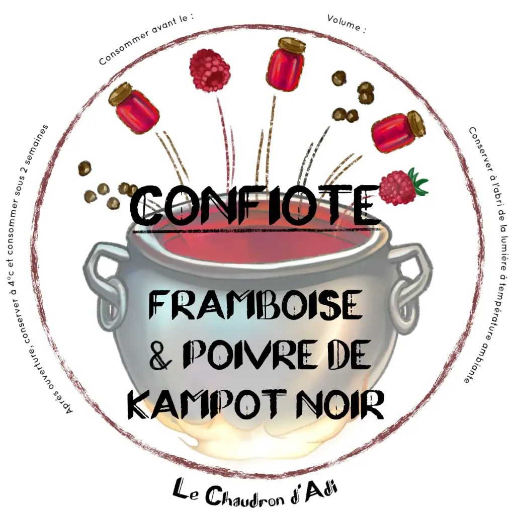 Confiote Framboise & Poivre de Kampot
