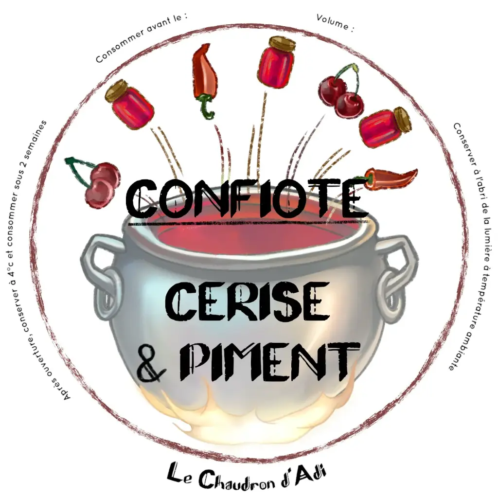 Confiote Cerise Piment d'Espelette