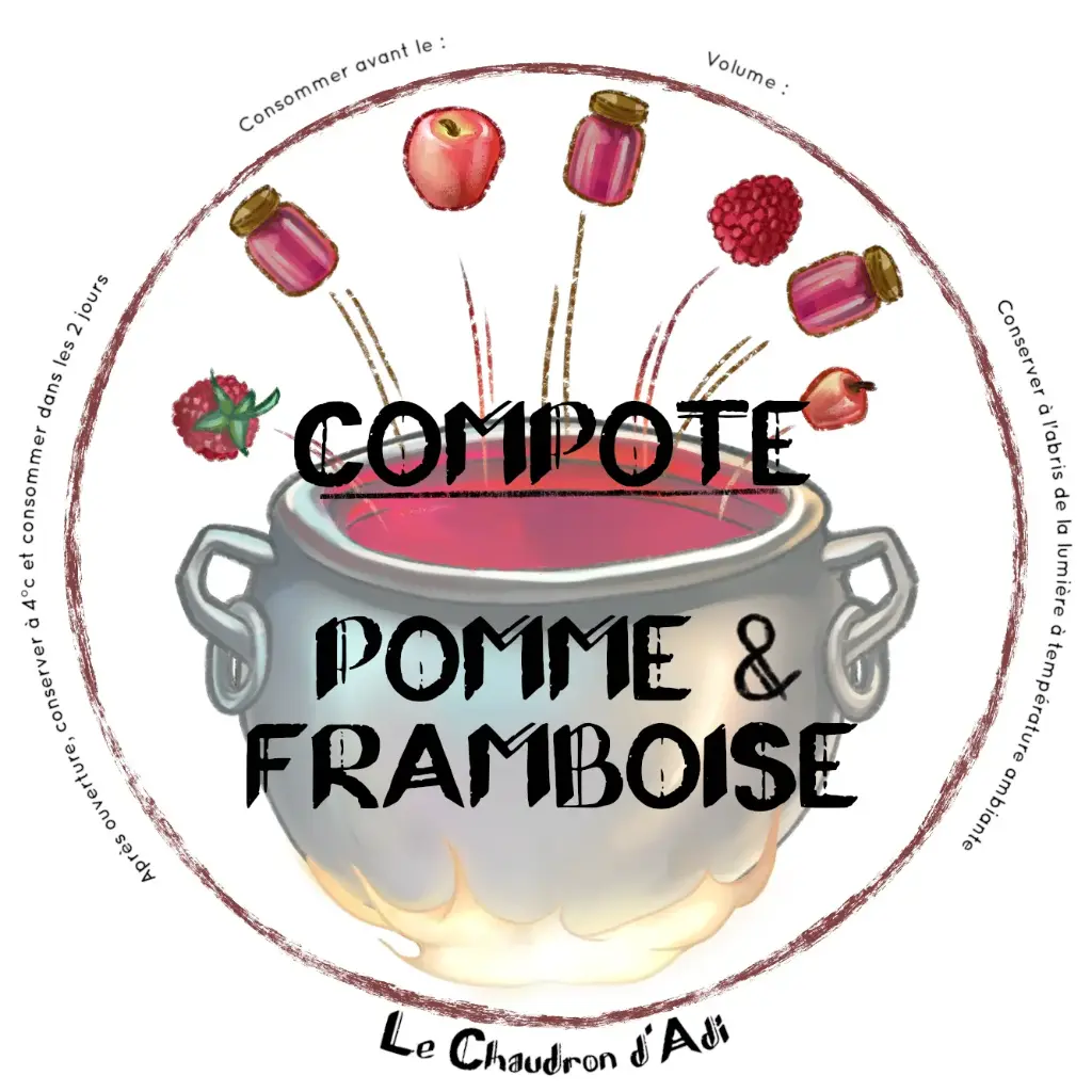 Compote Pomme Framboise