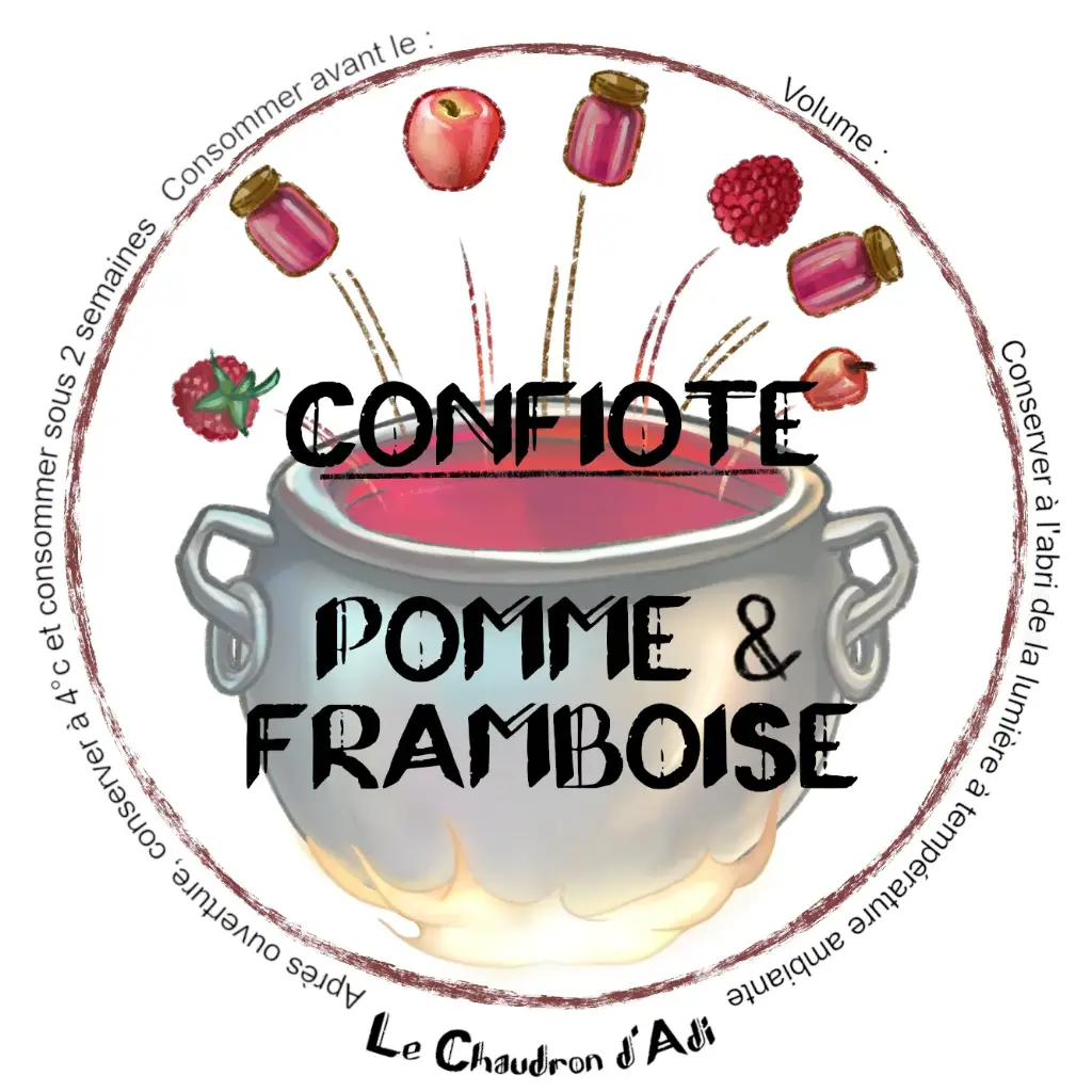 Confiote Pomme Framboise