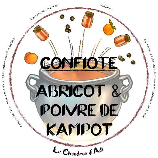 Confiote Abricot & Poivre de Kampot