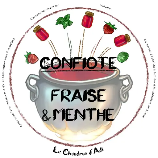 Confiote Fraise Menthe