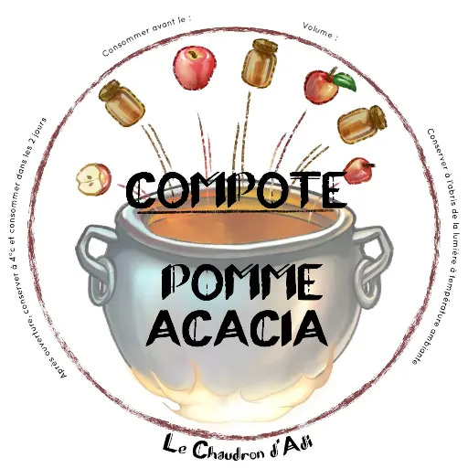 Compote Pomme Acacia