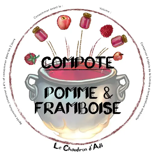 Compote Pomme Framboise