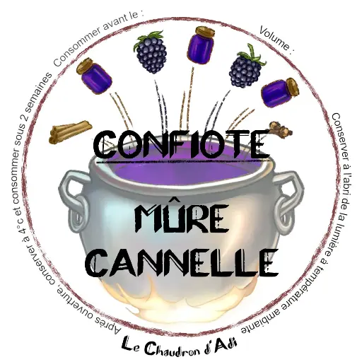 Confiote Mûre Cannelle