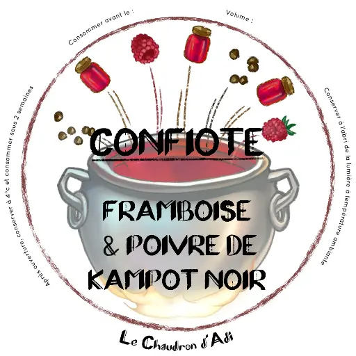 Confiote Framboise & Poivre de Kampot